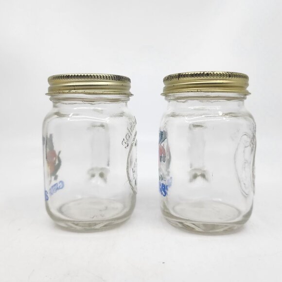 UF University of Florida Gators Mini Mason Jar Salt & Pepper Shakers Set 3.25 in - Picture 2 of 7